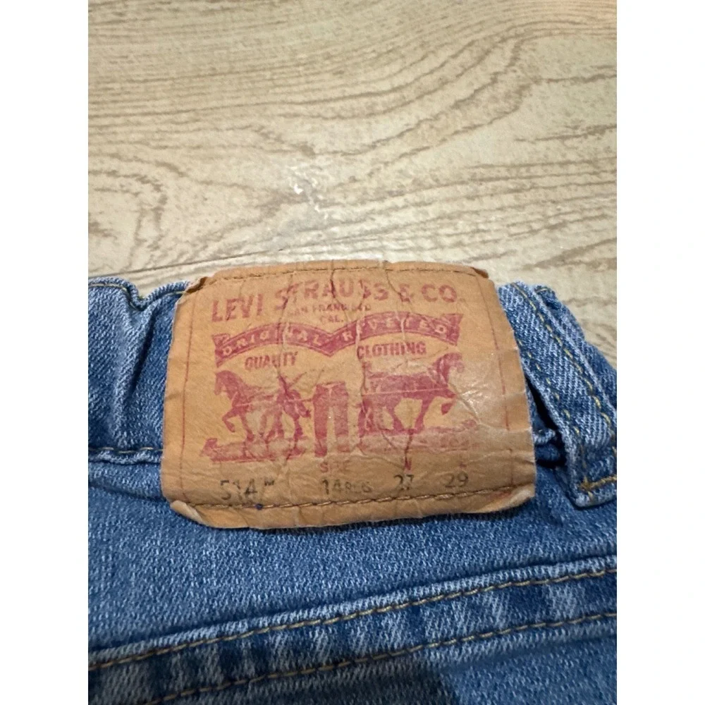 Levi's Boys Performance 514 Straight Leg Jeans Medium Wash Blue Size 14‎ Regular
